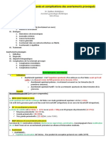 Avortements Spontanés Et Complications Des Avortements Provoqués