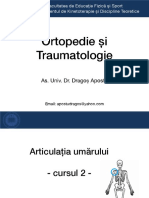 UBB - Curs 2 - Articulația Umărului PDF