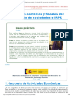 T2 Obligaciones Contables y Fiscales Del IAE, Impuesto de Sociedades e IRPF - PDF