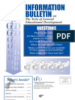 Information Bulletin: Questions