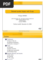 Network Packet Forgery With Scapy: Philippe BIONDI