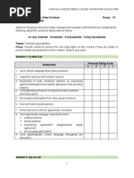 Lpe2301 GD Rating Scale Form For Online Task (Week 6)