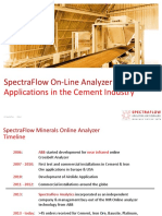 Spectraflow On-Line Analyzer: Applications in The Cement Industry