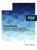 Future Ready - Research On Incorporating Career Education in The Australian Curriculum