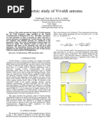 31.parametric Study of Vivaldi Antenna