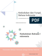Kedudukan Dan Fungsi Bahasa Indonesia