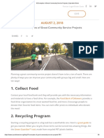 10 Examples of Great Community Service Projects PDF