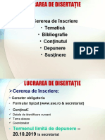 Despre Lucrarea de Disertatie 2019