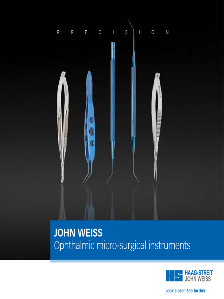 John Weiss Ophthalmic Instruments Guide | PDF | Ophthalmology ...