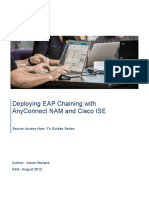 Deploying Eap Chaining With Anyconnect Nam and Cisco Ise: Secure Access How - To Guides Series