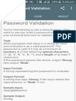 Python Problem Solution: Password Validation