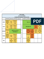 4th Sem. Time Table