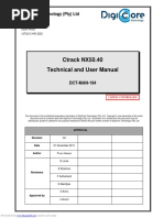 Ctrack Nx50.40 Technical and User Manual: Digicore Technology (Pty) LTD