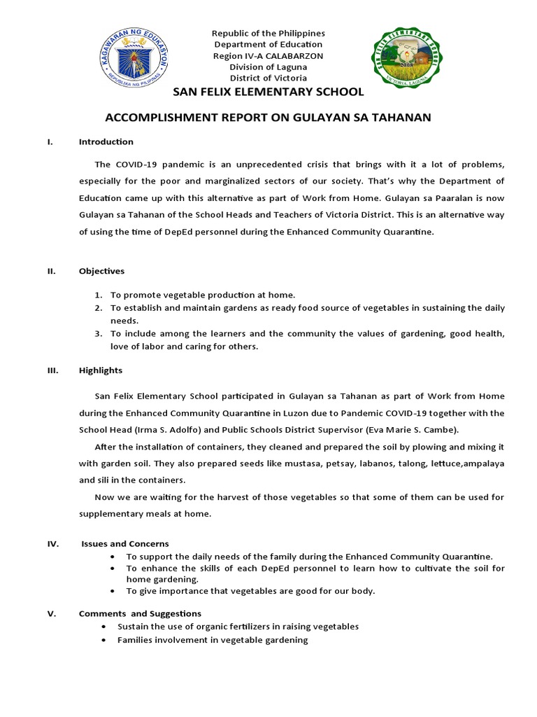 Gulayan Sa Tahanan Ar Edited Pdf Vegetables Foods