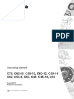 Air Equipment - Compressors - Compressor 150 200CFM DC76 C62HS C65.10 C60.12 C55.14 - Operation Manual PDF