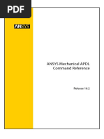 ANSYS Mechanical APDL Command Reference: Release 16.2