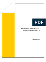 ANSYS Mechanical APDL Command Reference: Release 16.2