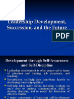 Leadership Development, Succession, and The Future
