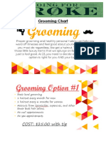 grooming chart