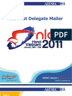 The First Delegate Mailer: A Guide to AIESEC Vietnam's National Leadership Development Conference 2011