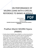 A Study On Performance of Mudra Loans With New