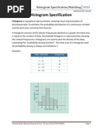 Histogram Specification