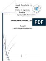 Tarea #4 Producción de La Energía Eléctrica