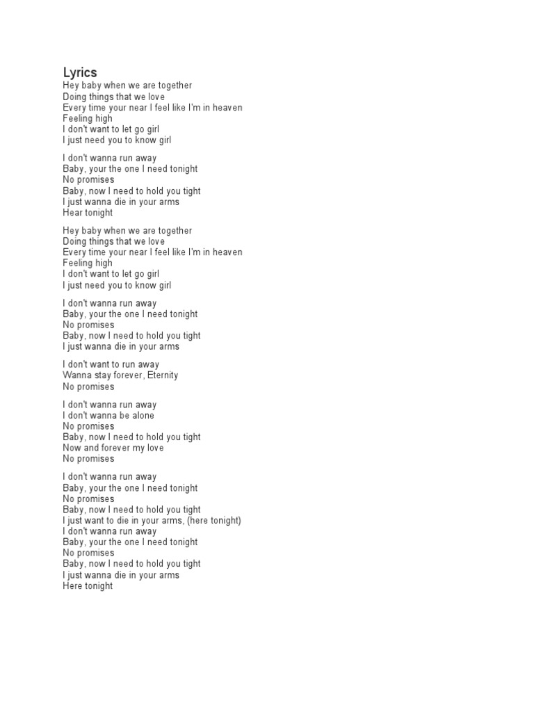 Runaway Baby Lyrics Amalgama
