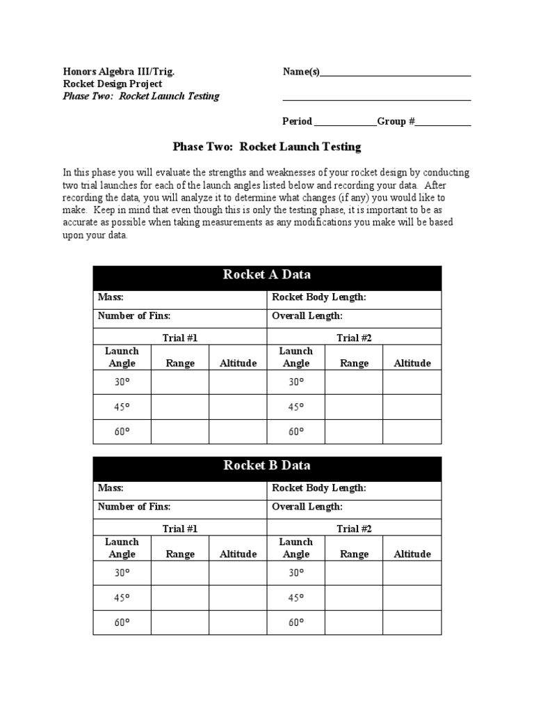 Rocket Launch Testing Phase Guide | PDF | Technology & Engineering