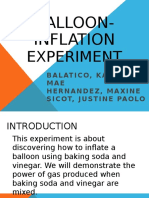 Balloon-Inflation: Experiment