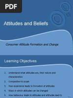 Attitudes and Beliefs: Consumer Attitude Formation and Change