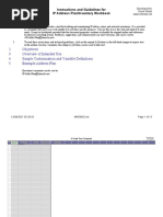 1 Read Me First: Instructions and Guidelines For IP Address Plan/Inventory Workbook