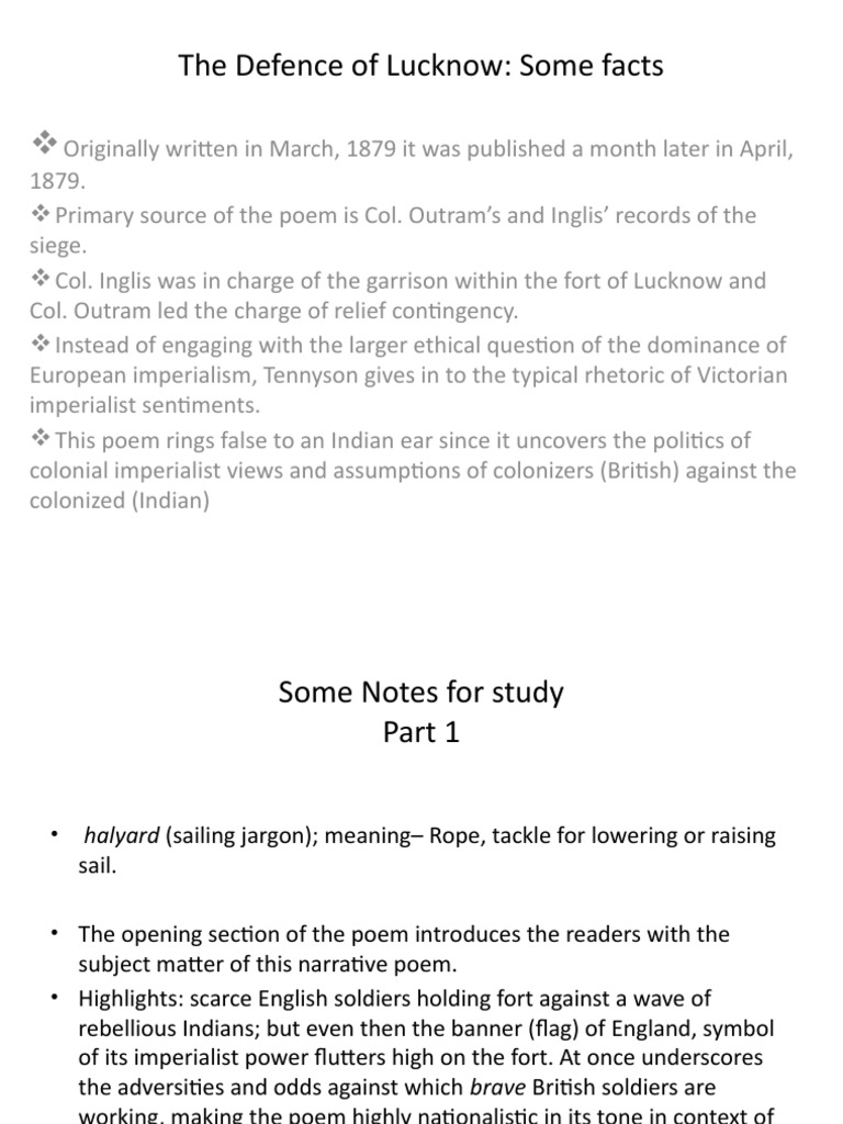 The Defence of Lucknow PDF Paradise Lost Unrest