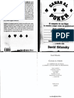 Ganar Al Poker de David Sklansky