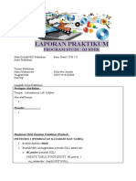 (Laporan Praktikum Basis Data TM 15) Delia Nur Arinda P17410183088 2B D3 Rmik