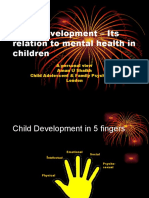 Child Development - Its Relation To Mental Health