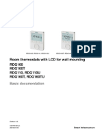 A6V10256195 - Room Thermostats With LCD For Wall Mounting RDG100 - en PDF