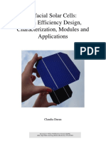 Bifacial Solar Cells. High Efficiency Design, Characterization, Modules and Applications PDF