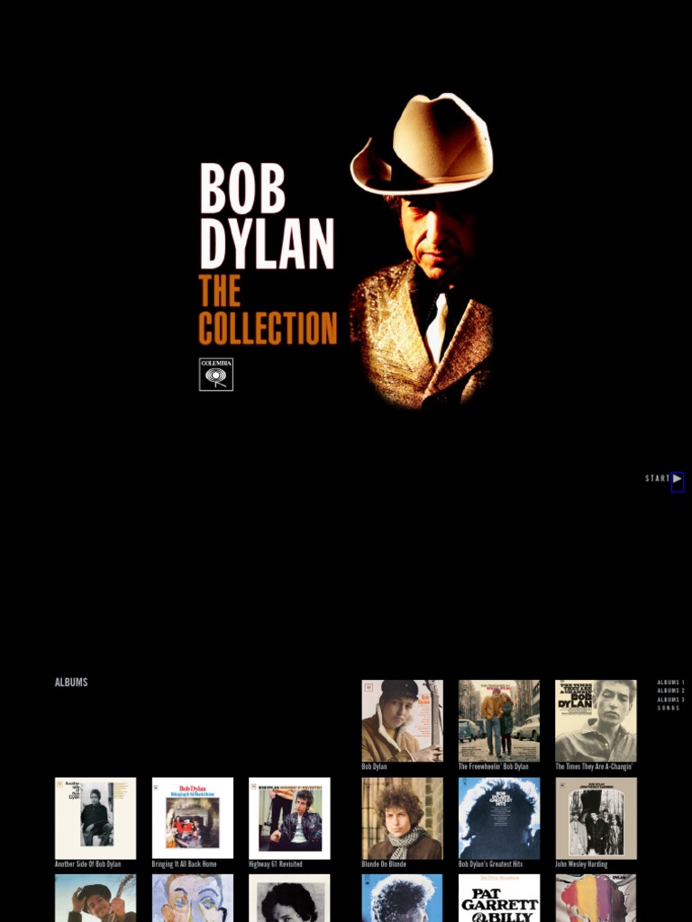 Digital Booklet Bob Dylan The Collection PDFPDF PDF | PDF | Bob
