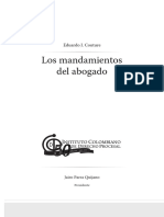 Los Mandamientos Del Abogado - Eduardo J. Couture PDF