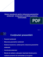 Sistem Mecatronic Pentru Măsurarea Parametrilor Ambientali PDF