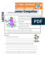 Ficha de Las Buenas Compañias para Segundo de Primaria