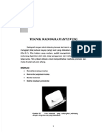 Teknik Radiografi Bitewing Iindikasi PDF