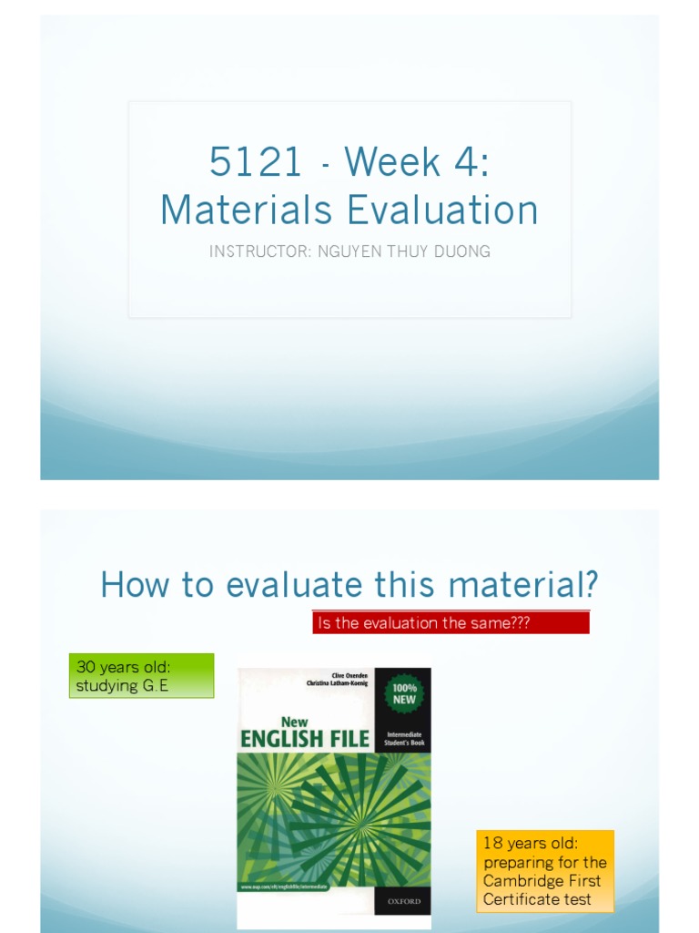 Evaluating Learning Materials A Comprehensive Guide to Key Factors and