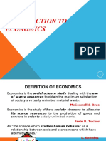 Introduction To Economics