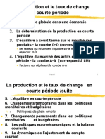 La Production Et Le Taux de Change en Courte Période: Facteurs Qui Déplacent La Courbe A-A