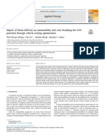 Impact of Drone Delivery On Sustainability and Cost Realizing - 2019 - Applied PDF