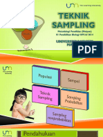 Presentasi PPT Teknik Sampling PDF