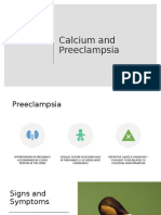 Calcium and Preeclampsia