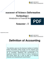 Introduction To Financial Accounting Session 1 PDF